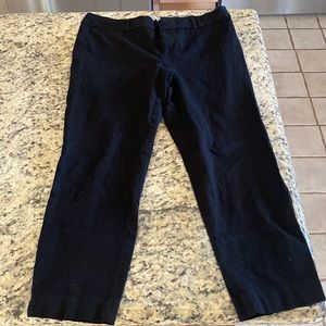 Banana Republic Black Sloan Fit pants, size 14